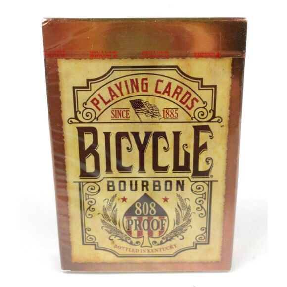 Bicycle Bourbon Playing Cards Fun Bicycle Poker Deck Made in USA 2017 New Sealed - Picture 1 of 3